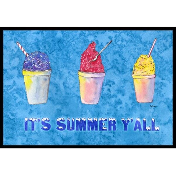 Carolines Treasures 8779MAT 18 x 27 in. Snowballs And Snow Cones Indoor Or Outdoor Mat 8779MAT - main